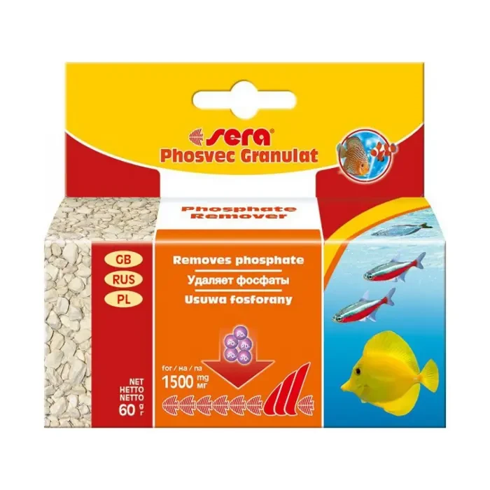 sera Phosvec Granulat filter medij za akvarij 60g