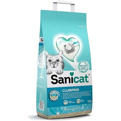 Sanicat Clumping Marseille grudvajući pijesak za mačke 10 lit